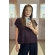 Blusa ampla shine - Ref. 23004 - Vinho com jaguar
